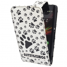 Xperia Z 'Flip' Case in Limited Edition Paw Print